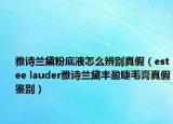 雅诗兰黛粉底液怎么辨别真假（estee lauder雅诗兰黛丰盈睫毛膏真假鉴别）