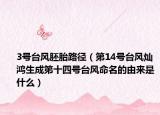 3号台风胚胎路径（第14号台风灿鸿生成第十四号台风命名的由来是什么）