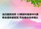 当日最新消息 12具疑似福景001遇难者遗体被发现 死者身份尚未确认