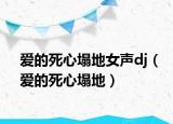 爱的死心塌地女声dj（爱的死心塌地）