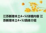 江苏新增本土4+52详细内容 江苏新增本土4+52具体介绍