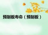 预制板寿命（预制板）