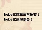 hebe北京草莓音乐节（hebe北京演唱会）