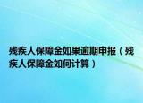 残疾人保障金如果逾期申报（残疾人保障金如何计算）