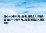唐山一小树林两人被害 刑警介入详细内容 唐山一小树林两人被害 刑警介入具体介绍