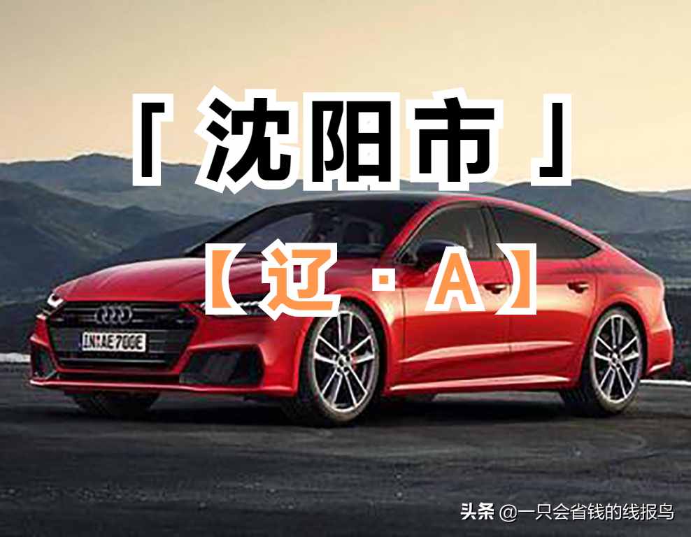 辽宁省汽车牌照按照字母排序
