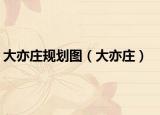 大亦庄规划图（大亦庄）