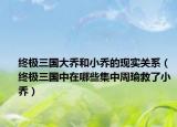 终极三国大乔和小乔的现实关系（终极三国中在哪些集中周瑜救了小乔）
