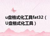 u盘格式化工具fat32（U盘格式化工具）
