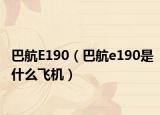 巴航E190（巴航e190是什么飞机）
