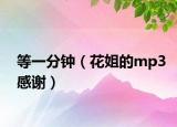 等一分钟（花姐的mp3感谢）