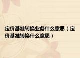 定价基准转换业务什么意思（定价基准转换什么意思）