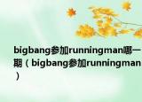 bigbang参加runningman哪一期（bigbang参加runningman）