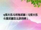 q宠大乐斗所有武器（Q宠大乐斗里武器怎么获得啊）