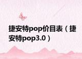捷安特pop价目表（捷安特pop3.0）