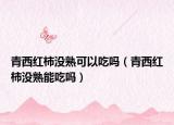 青西红柿没熟可以吃吗（青西红柿没熟能吃吗）