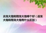 炎龙大炮和翔龙大炮哪个好（战龙大炮和翔龙大炮有什么区别）