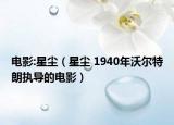 电影:星尘（星尘 1940年沃尔特朗执导的电影）