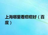 上海哪里看痘痘好（百度）