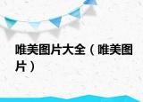 唯美图片大全（唯美图片）