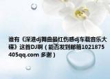 谁有《深港dj舞曲最红伤感dj车载音乐大碟》这首DJ啊（能否发到邮箱1021875405qq.com 多谢）
