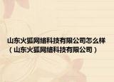 山东火狐网络科技有限公司怎么样（山东火狐网络科技有限公司）