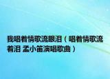 我唱着情歌流眼泪（唱着情歌流着泪 孟小笛演唱歌曲）