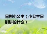 日剧小公主（小公主日剧讲的什么）