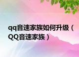 qq音速家族如何升级（QQ音速家族）