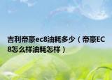 吉利帝豪ec8油耗多少（帝豪EC8怎么样油耗怎样）