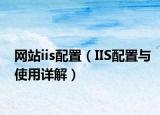 网站iis配置（IIS配置与使用详解）