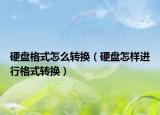 硬盘格式怎么转换（硬盘怎样进行格式转换）