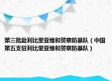 第三批赴利比里亚维和警察防暴队（中国第五支驻利比里亚维和警察防暴队）