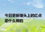 今日更新馒头上的红点是什么做的