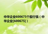 中华企业600675个股行情（中华企业[600675]）