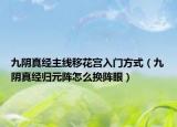 九阴真经主线移花宫入门方式（九阴真经归元阵怎么换阵眼）