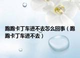 跑跑卡丁车进不去怎么回事（跑跑卡丁车进不去）