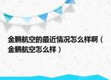金鹏航空的最近情况怎么样啊（金鹏航空怎么样）