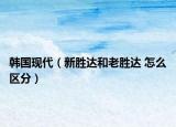 韩国现代（新胜达和老胜达 怎么区分）