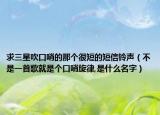 求三星吹口哨的那个很短的短信铃声（不是一首歌就是个口哨旋律,是什么名字）