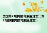 美国第73届电影电视金球奖（第73届美国电影电视金球奖）