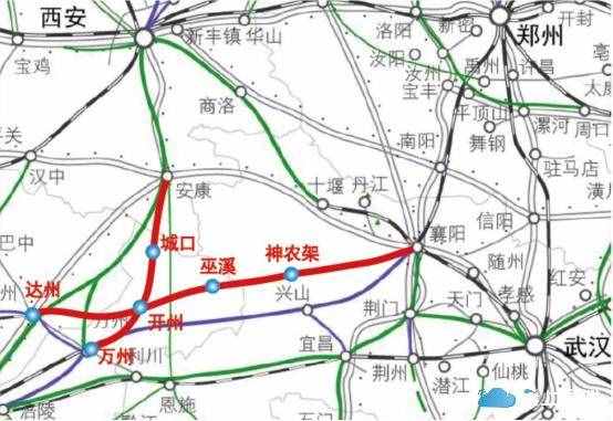 湖北将新增一条过境铁路