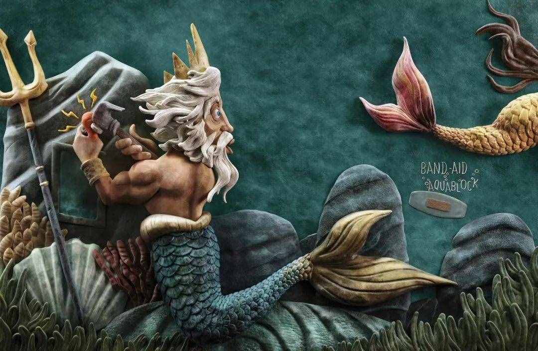 这种3D浮雕效果的设计，玩的6啊~