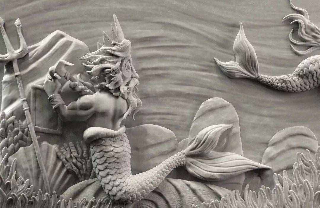 这种3D浮雕效果的设计，玩的6啊~