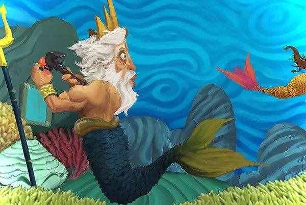 这种3D浮雕效果的设计，玩的6啊~