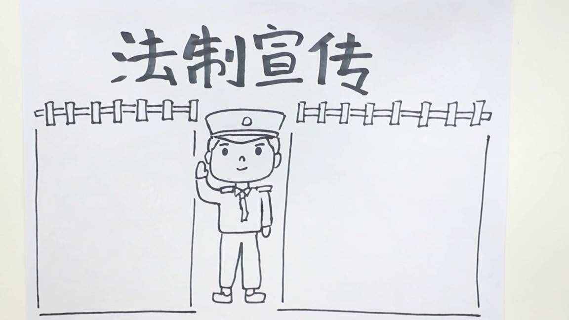 法治宣传手抄报