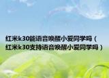 红米k30能语音唤醒小爱同学吗（红米k30支持语音唤醒小爱同学吗）