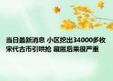 当日最新消息 小区挖出34000多枚宋代古币引哄抢 藏匿后果很严重