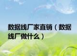 数据线厂家直销（数据线厂做什么）