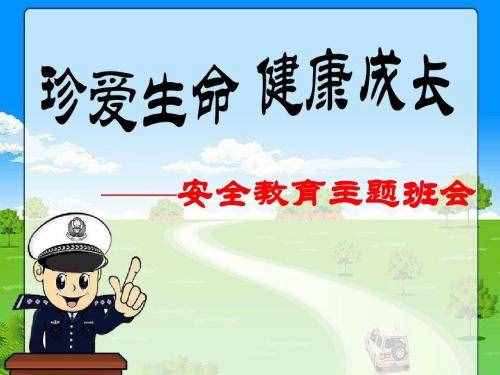 中小学生安全教育主题班会教案